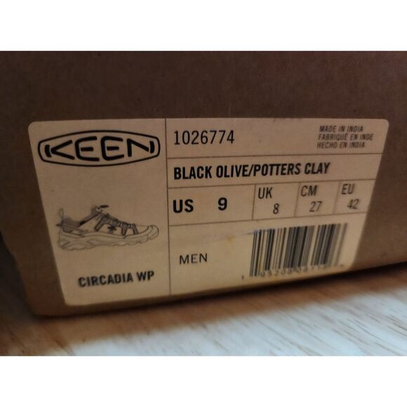 Keen Circadia WP | Men's size 9 | Black Olive / Potters Clay - Picture 2 of 14